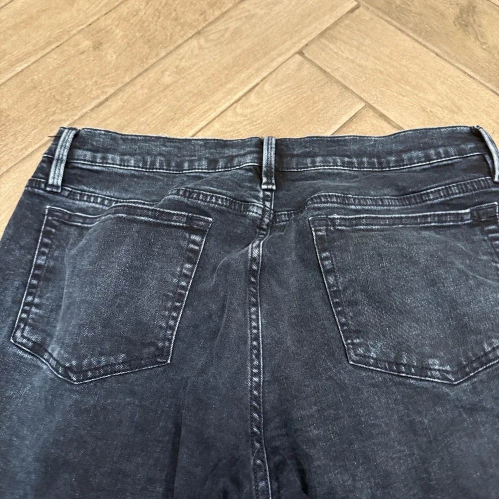 FRAME Jeans Mens 34 Blue black Organic Cotton Dark Wash L'Homme Skinny Stretch